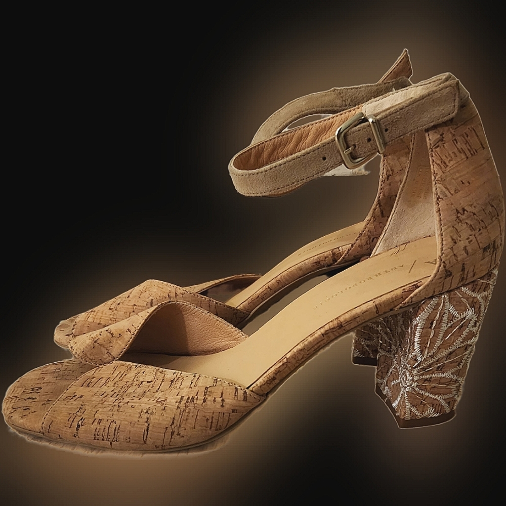 Anthropologie Soren Heeled Sandals Women's Size 8.5